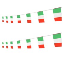 Italy Italian String Banner Flag,16 Ft 20 Mini Flags String, 5.5 X 8.2 I... - £11.88 GBP