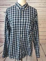 Untuckit Domier Shirt Button Front Long Sleeve size XL Extra Large Plaid... - $25.06