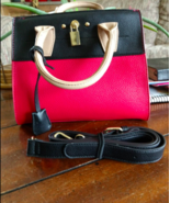 red and black tote handbag - £17.64 GBP