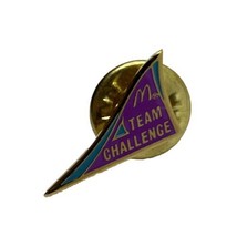 McDonald’s Team Challenge Golden Arches Employee Crew Enamel Lapel Hat Pin - $5.95