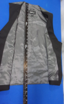 DESIGNER AWARENESS KENNETH COLE SLIM FIT CASUAL DRESS BLACK SUIT VEST ME... - $26.43