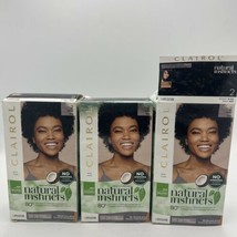 3 x Clairol Natural Instincts Permanent Hair Color #2 Black No Ammonia *OPEN BOX - £21.66 GBP