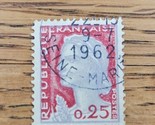 France Stamp Republique Francais 0,25fr Used 1962 - $4.74