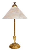 Beautiful brass lamp Berlin unique table lamp desk cobbler umbrella-
sho... - $5,138.56 MXN