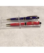 2 TRUMP PENS GOLD BLUE + RED REPUBLICAN GOP EAGLE TWO PEN METAL SIGNATUR... - $22.73