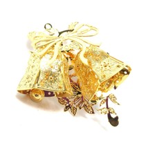 2008 Ring in the Season Danbury Mint Christmas Ornament 23k Gold Plated - £38.79 GBP