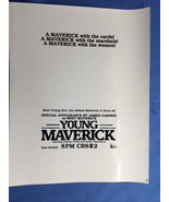 JAMES GARNER CHARLES FRANK YOUNG MAVERICK ORIGINAL 1979 CBS TV PRESS MAT... - $376.60 MXN
