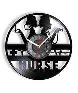 Vinyl Wall Clock Nurse Profession Home Office Decor Gift - $38.99+