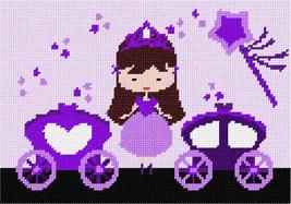 Pepita needlepoint kit: The Purple Princess, 10&quot; x 7&quot; - $50.00+