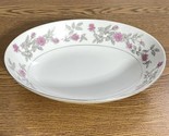 Harmony House China Laura Charcoal  10.25” Oval Vegetable Serving Bowl - $16.65