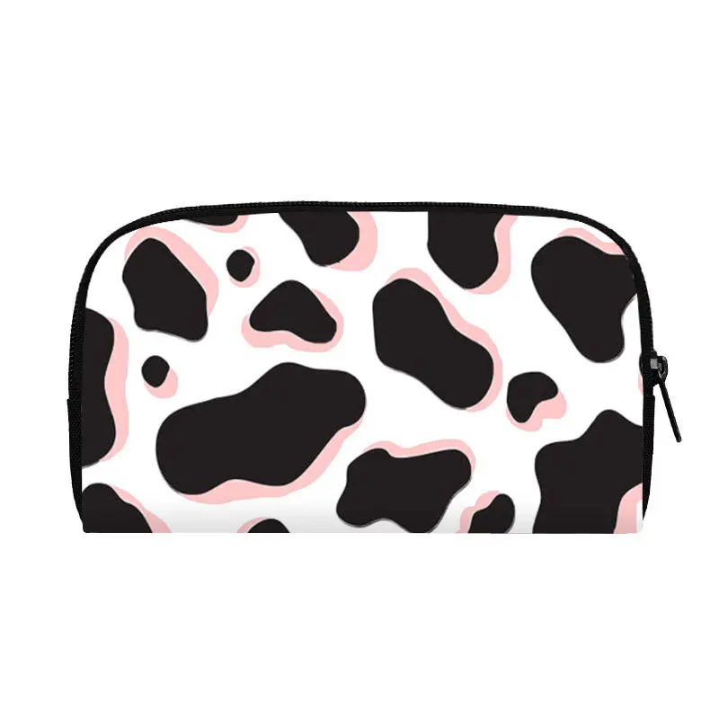 Kawaii Cow Print Wallet Credit ID Key Card Holder Money Bags Cute Cartoon Patter - $62.33