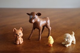 Barbie Sweet Orchard Farm Vet Animal Calf, Chick + 2 Puppy Dogs Replacme... - $178.32 MXN