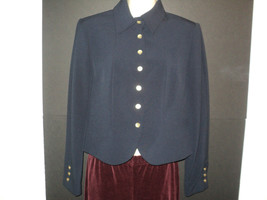 Philosophy by Republic Blazer Size 6 Dark Navy Buttoned Jacket Lined - £11.74 GBP