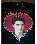 THE TWILIGHT SAGA Movie EDWARD Careful I Bite T-Shirt MENS LARGE NEW w/ tag - $364.46 MXN