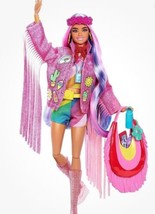 Barbie Travel Extra Fly Doll With Desert Themed Clothes &amp; Accessories New In Box - £32.14 GBP