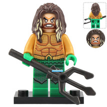 Aquaman (Arthur Curry) DC Super Heroes Lego Compatible Minifigure Blocks Toys - £2.36 GBP