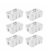 6-Pack White Plastic Divided Storage Caddy - €163,95 EUR