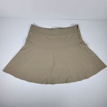 Athleta Womens Skort with Drawstring Size 4 Tan/Beige Golf, Tennis, Hiking - £12.75 GBP