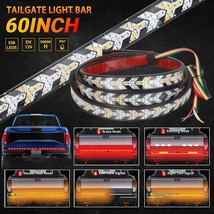 60&quot; Inch Led Truck Tailgate Light Bar Brake Reverse Turn Signal Stop Tail Strip - £28.53 GBP