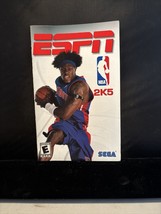 ESPN 2K5 NBA Basketball Sega Instruction Manual Only No Game!! - £2.36 GBP
