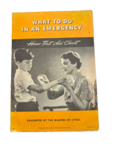 Lysol 1944 Advertising First Aid Guide Home Emergencies Ephemera Vintage - $12.07