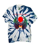 American Classics Journey Band T-Shirt Blue White Tie Dye Small - $471.22 MXN