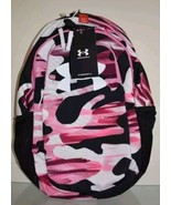 Under Armour Youth Scrimmage 2.0 Backpack 1342652 010 Pink Camo NWT - $39.26