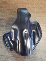 Fits SIG P365 9mm Micro Compact 3.1”BBL Leather Belt Holster Thumb Break #1329# - £47.59 GBP