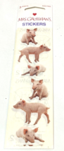 4 Mrs Grossman Vintage Stickers Pink Pigs Oink Farm Barn Sticker Sheets 2000 NOS - £12.14 GBP