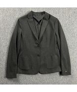 Uniqlo Blazer Womens Medium Gray Jacket Coat Pockets Polyester Blend - €18,81 EUR