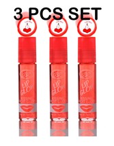 BR Cherry Roll On Fruity Lipgloss Lip Gloss Lip Shiner Lip Oil 3 PCS Set - £3.92 GBP