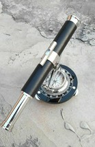 Telescope Nautical Antique Brass Alidade Compass Chrome Gift item - £44.34 GBP