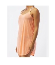 TYR Womens Solid Layback Dress Swim Cover Orange S 4/6 - £10.06 GBP