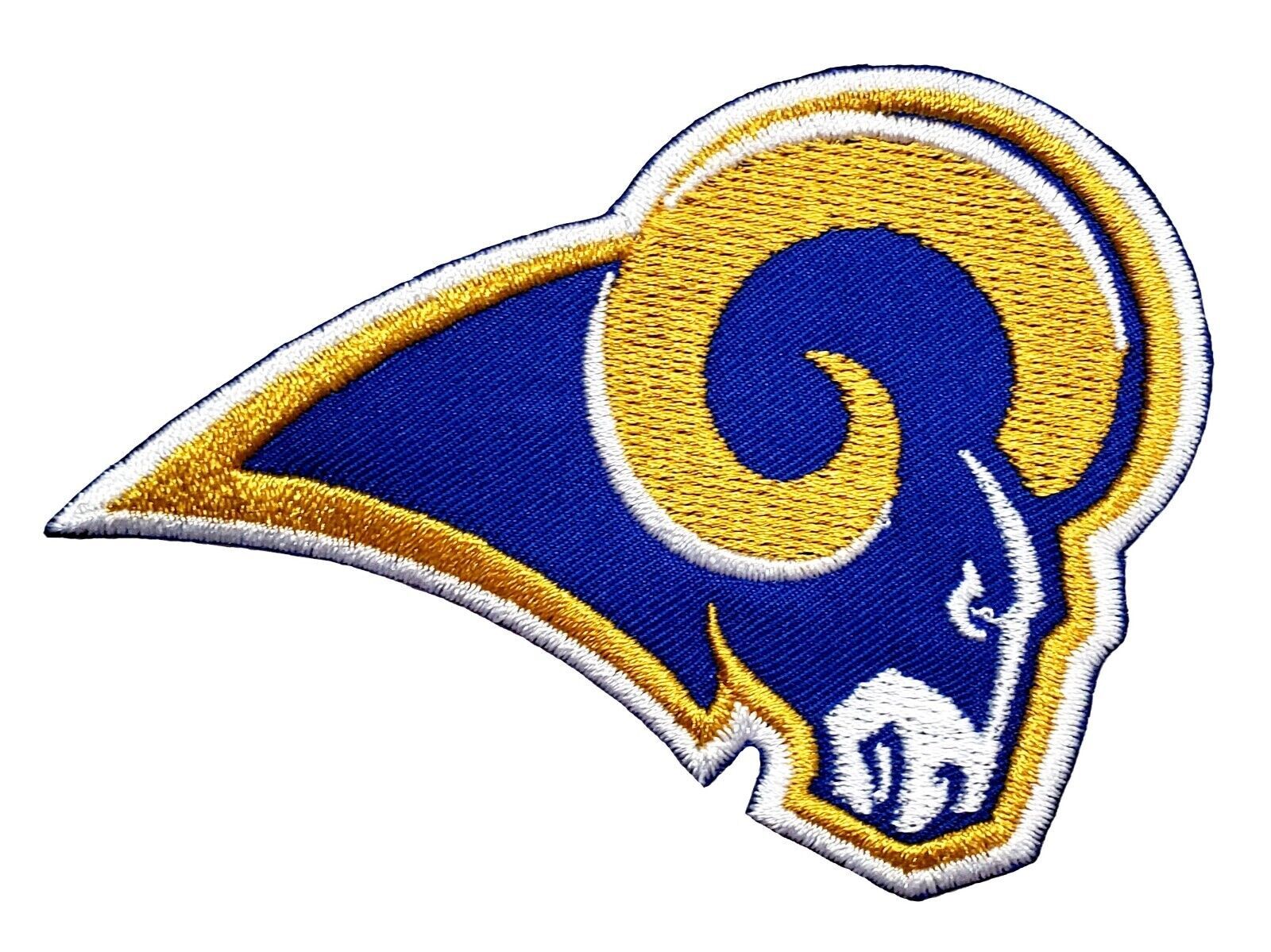 Primary image for Los Angeles Rams NFL Football Embroidered Iron On Patch 4.75" x 3.25" Gold