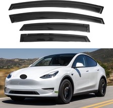 IG Window Visor for Tesla Model Y 20202024, Rain Guard TapeOn Extra Dura... - £43.83 GBP