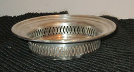 Old English&quot; Poole Silver plate Strainer Basket dish - £9.39 GBP