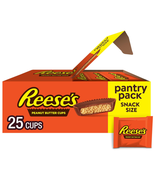 REESE&#39;S Milk Chocolate Snack Size Peanut Butter Cups, Candy Pantry Pack,... - $13.64