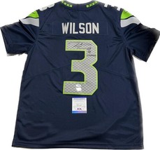 Russell Wilson signed Jersey PSA/DNA Seattle Seahawks Autographed SB Champs - £639.47 GBP