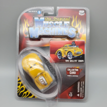 Muscle Machines Series 1 Die Cast Card NIP Yellow 1941 Willys Coupe 1:64... - $16.00