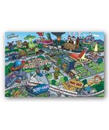 Poster Dei Simpsons Paesaggio Urbano Di Springfield Nuovo 24x36 - $3,323.71 MXN