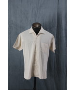 Men&#39;s Button Down Shirt (VTG) - Cream Short Sleeve - Men&#39;s Large  - $66.86 CAD
