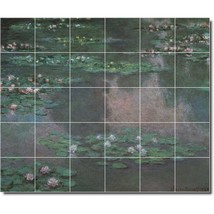 Claude Monet Garden Painting Ceramic Tile Mural BTZ06272