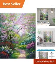 Relaxing 5D DIY Diamond Painting Kit - Stunning Landscape for Home Decor - $14.80