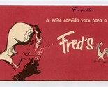 Fred&#39;s Night Club Booklet Rio De Janeiro Brazil  - $37.62