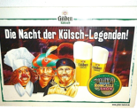3 Gilden Kolsch Cologne Höhner &amp; Roncalli German Beer Glasses &amp; CD in Box - $39.95