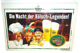 3 Gilden Kolsch Cologne Höhner &amp; Roncalli German Beer Glasses &amp; CD in Box - £31.93 GBP