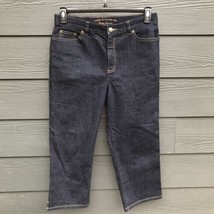 Ralph Lauren Jeans Co Women Vtg Y2K Wide Leg Jeans Denim Capri Pants Jea... - £18.11 GBP