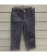 Ralph Lauren Jeans Co Women Vtg Y2K Wide Leg Jeans Denim Capri Pants Jea... - £17.21 GBP