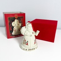 Madison Avenue  4” Porcelain Santa Shaped Bell Christmas 2000 VGC, Vintage - £2.33 GBP