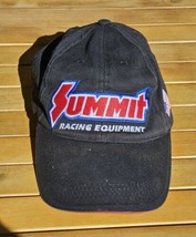 Summit Racing Equipment Garage Hat Printed Logo Sports Adjustable Baseball Cap - £7.08 GBP